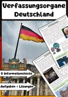Vorschau - Stundenentwürfe - Regierungssystem der BRD: Verfassungsorgane, Grundgesetz, Wahlen, Parteien & Gewaltenteilung - Seite 1