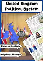 Vorschau - Arbeitsblätter - UK Political System: Struktur, Parlament, Exekutive & Judikative - Großbritannien - Deckblatt