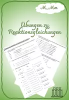 Vorschau - Arbeitsblätter - Materialpaket Reaktionsgleichungen - Seite 1