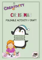 anteprima - Materiale per pittura e bricolage - CHRISTMAS FOLDABLE ACTIVITY (PENGUIN) | CRAFT - Pagina di copertina