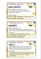 Vorschau - Mal- und Bastelvorlagen - Merkfächer Operatoren Naturwissenschaften NaWi Aufgabenstellung Biologie Chemie Physik - Seite 2