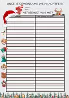 Vorschau - Lehrpläne/Lehrermaterial - Weihnachten: Weihnachtsfeier - Wer bringt was mit? - Seite 1