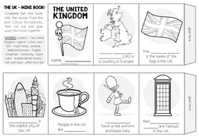 Vorschau - Arbeitsblätter - THE UNITED KINGDOM - Mini Dictionary (Leporello) - Seite 2