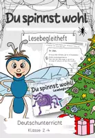 Vorschau - Arbeitsblätter - "Du spinnst wohl!" Lesebegleitheft zum Buch | Klasse 3/4 - Deckblatt