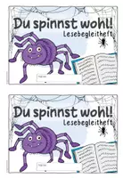 Vorschau - Arbeitsblätter - "Du spinnst wohl!" Lesebegleitheft zum Buch | Klasse 3/4 - Seite 1