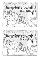 Vorschau - Arbeitsblätter - "Du spinnst wohl!" Lesebegleitheft zum Buch | Klasse 3/4 - Seite 2
