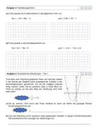 Vorschau - Arbeitsblätter - Mathematik 9 Check-out: Quadratische Funktionen und Gleichungen - Seite 2