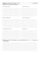 Vorschau - Arbeitsblätter - Mathematik 9 Check-out: Quadratische Funktionen und Gleichungen - Seite 3