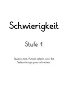 Vorschau - Aufgabenkarten - Satzgrenzen erkennen und Punkte setzen- Grundschrift - Seite 1