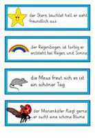 Vorschau - Aufgabenkarten - Satzgrenzen erkennen und Punkte setzen- Grundschrift - Seite 2