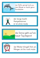 Vorschau - Aufgabenkarten - Satzgrenzen erkennen und Punkte setzen- Grundschrift - Seite 3
