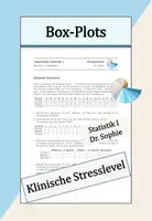 Vorschau - Arbeitsblätter - Box-Plots Klinische Stresslevel Excel - Deckblatt