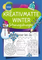 Vorschau - Stationenlernen - Schwungübungen Vorschule - Kreativmatte "Winter" - Schwungübungen - malen & zeichnen | Vorschule | Schwungübungen Klasse 1 | Winter Kindergarten | Aufgaben für Schnelle | Ich bin fertig Aufgaben | Lückenfüller | Ausmalbilder Winter - Deckblatt