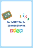 Vorschau - Arbeitsblätter - Zahlenstrahle - Deckblatt