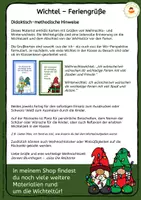 Vorschau - Arbeitsblätter - Wichtel - Feriengrüße Weihnachten - passend zur Wichteltür - Seite 1