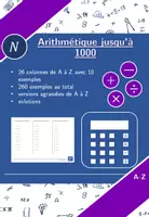 Aperçu - Feuilles d'exercices - Arithmétique jusqu'à 1000 | mathématiques | 26 colonnes - Page de couverture