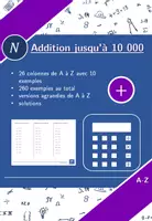 Aperçu - Feuilles d'exercices - Addition jusqu'à 10 000 | mathématiques | 26 colonnes - Page de couverture