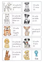 Vorschau - Stationenlernen - Hunde Zahlenrätsel Domino ZR 100 Grundrechenarten - Seite 2