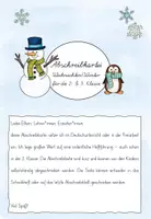 Vorschau - Arbeitsblätter - Abschreibkartei Winter Weihnachten Schulausgangsschrift (SAS) Klasse 2 bis 3 - Seite 3