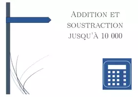 Aperçu - Feuilles d'exercices - Addition et soustraction jusqu'à 10 000 | mathématiques | 26 colonnes - Page 1