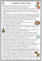 Vorschau - Arbeitsblätter - Tiere im Winter Hörweg, Sachtext Winterschlaf, Hörübung, Sachunterricht, Klasse 2, Klasse 3, Deutsch, Klasse 4 #silvesterknaller25 - Seite 2