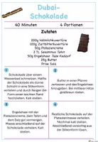 Vorschau - Arbeitsblätter - Dubai-Schokolade - Rezept - Seite 1