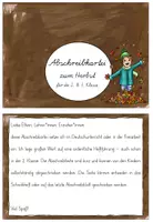Vorschau - Arbeitsblätter - Herbst: Abschreibkartei in Schulausgangsschrift (2.–3. Klasse) - Seite 3