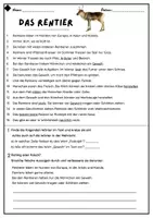 Vorschau - Fördermaterial/Inklusion - Differenzierter Lesetext zum Rentier - Seite 2