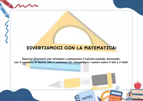 anteprima - Esercizi - Divertiamoci con la matematica!!! - Pagina di copertina