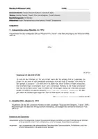 Vorschau - Klassenarbeiten - Zentralabitur Deutsch 2021 (Epik / Film): Transit-Klausur 2 (eA+gA) - Vergleich Still+Roman - Deckblatt