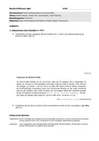 Vorschau - Klassenarbeiten - Zentralabitur Deutsch 2021 (Epik / Film): Transit-Klausur 2 (eA+gA) - Vergleich Still+Roman - Seite 1
