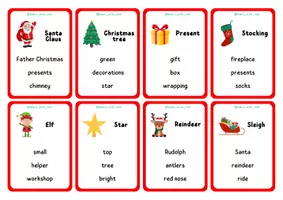 Vista previa - Juegos / Gamificación - Speaking Game - Guess the word ( Christmas) - página 1