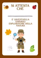 anteprima - Materiale di supporto/inclusione - CACCIA AL TESORO CAA NATURALE CON ATTESTATO - Pagina 3