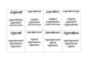 Vorschau - Spiele - Quartettspiel - Wörter mit d am Ende - Deckblatt
