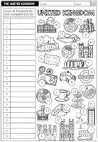 Vorschau - Arbeitsblätter - THE UNITED KINGDOM - Vocabulary Worksheets - Seite 1