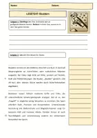 Vorschau - Arbeitsblätter - LESETEXT zum Einüben der 6-Schritt Lesemethode Bouldern - Seite 1
