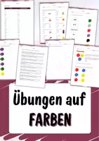 Voorbeeld - Deutsch - Übungen auf Farben - Voorblad