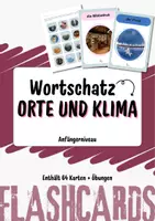 Voorbeeld - Woordenlijst in het Duits: Plaatsen en Klimaat (plaatsen en klimaat) - Voorblad