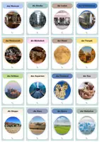 Voorbeeld - Woordenlijst in het Duits: Plaatsen en Klimaat (plaatsen en klimaat) - Pagina 3
