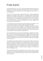 Vorschau - Mal- und Bastelvorlagen - Steckbrief Frida Kahlo + Informationstext für die Schüler - Seite 3
