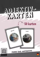 Voorbeeld - Memory game - Adjektivkarten, Finde das Antonym! - Voorblad
