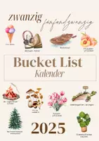 Vorschau - Poster - 2025 Bucket List Kalender - Deckblatt
