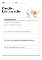 Voorbeeld - Aprende la canción "La cucaracha" en español - Pagina 1
