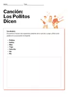 Voorbeeld - Aprende la canción "Los Pollitos Dicen" en español - Pagina 2