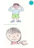 Vorschau - Bildkarten - Deutsch mit Spaß: Körper, Bilder, Wortkarten - Deckblatt