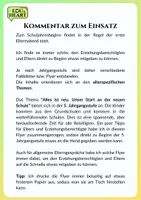 Vorschau - Anderer Materialtyp - Flyer zum Elternabend 5. Klasse: Thema Alles ist neu - Seite 1