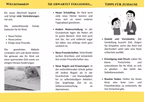 Vorschau - Anderer Materialtyp - Flyer zum Elternabend 5. Klasse: Thema Alles ist neu - Seite 3