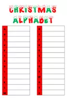 Aperçu - Jeux - CHRISTMAS ALPHABET – PASS THE WORD GAME (Colour) - Page 2