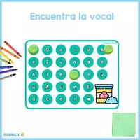 Vista previa - Tarjetas / Manipulativos - Vocales playdoh - Portada