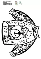 Vorschau - Arbeitsblätter - Kunst Weihnachten einfache Ausmalbilder (Vorschule, Klasse 1, Klasse 2, Förderschule Feinmotorik) - Seite 2